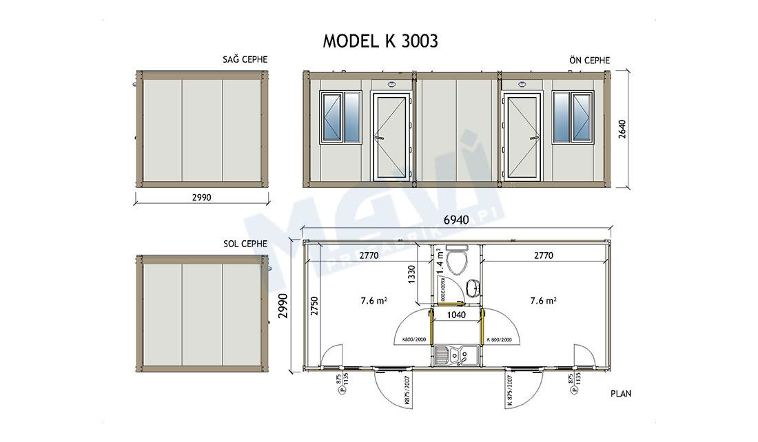 Konteyner MK-3003